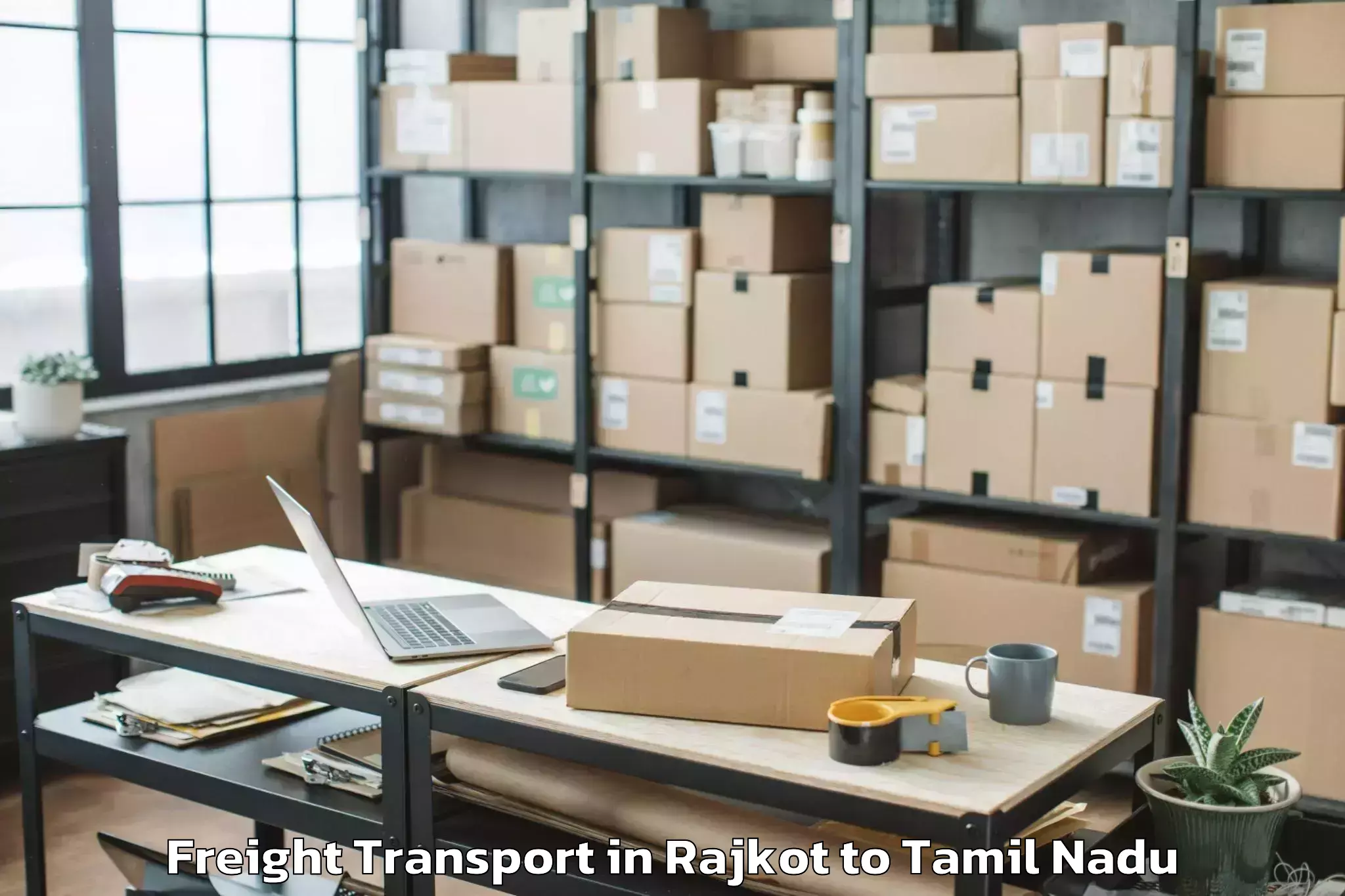 Trusted Rajkot to Maduranthakam Freight Transport